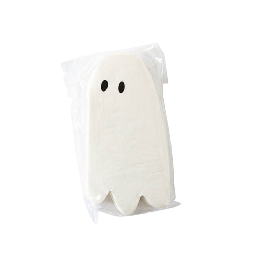 PLTS373N-MME -  Long Ghost Shaped Paper Dinner Napkin - Front & Company: Gift Store