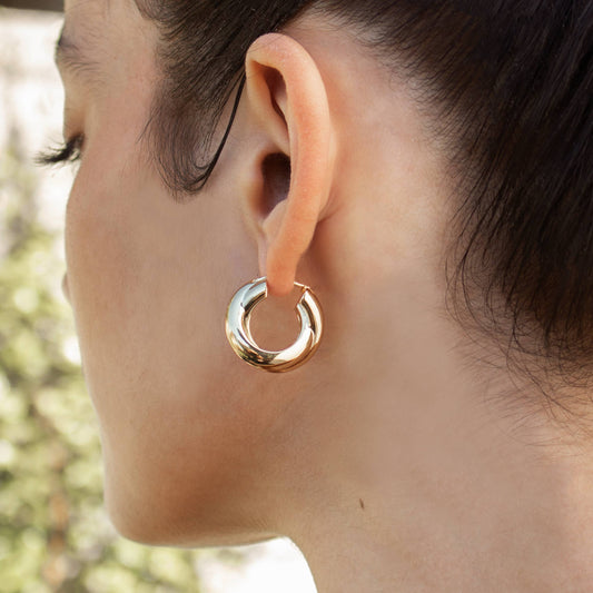 The Best 18k Gold Plated Hoop Huggies Earrings Tarnish Proof