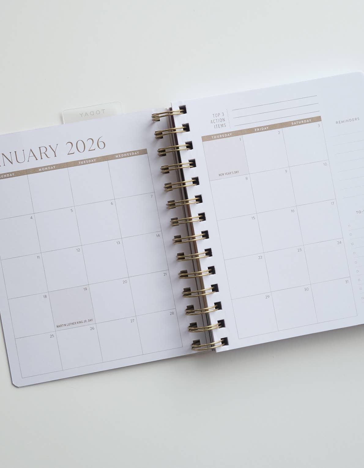 2026 Pocket Size Planner, Painted Stripes