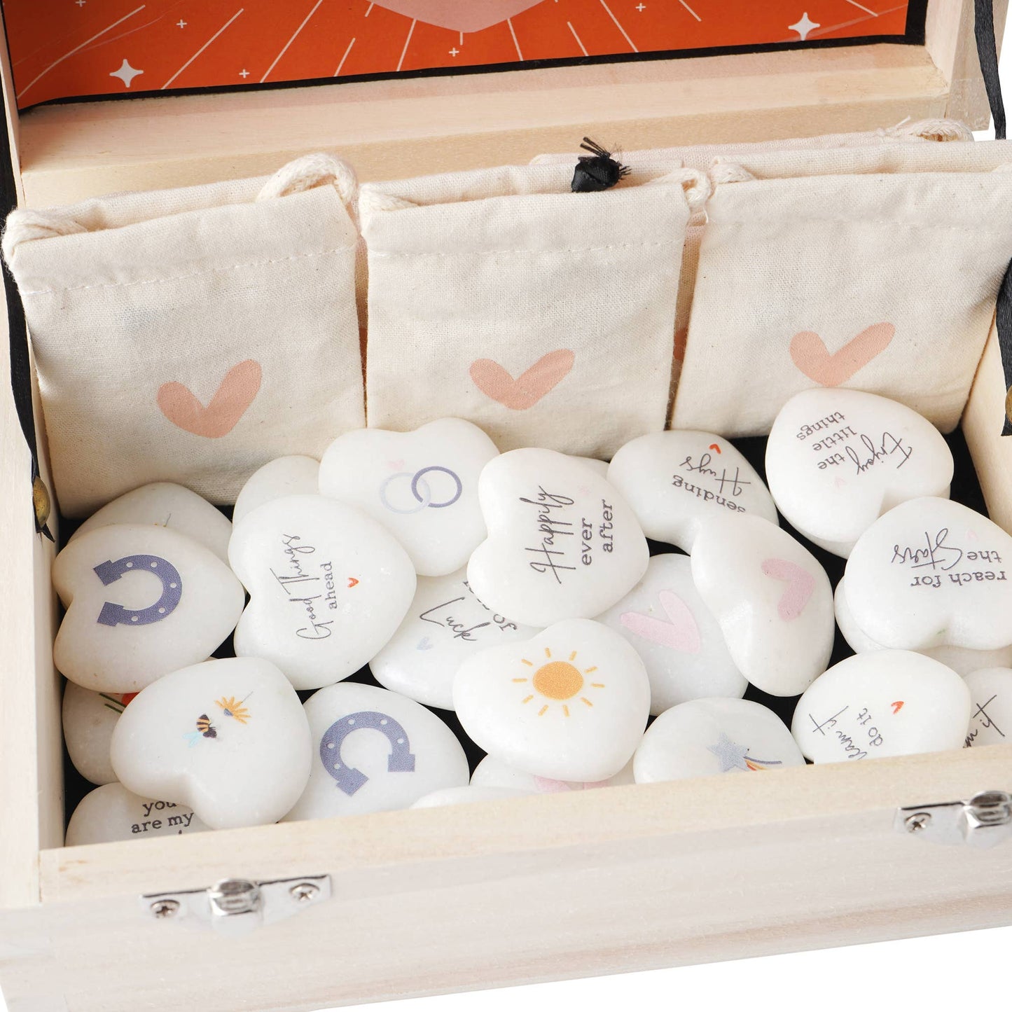 Just Smile Pebble in a bag