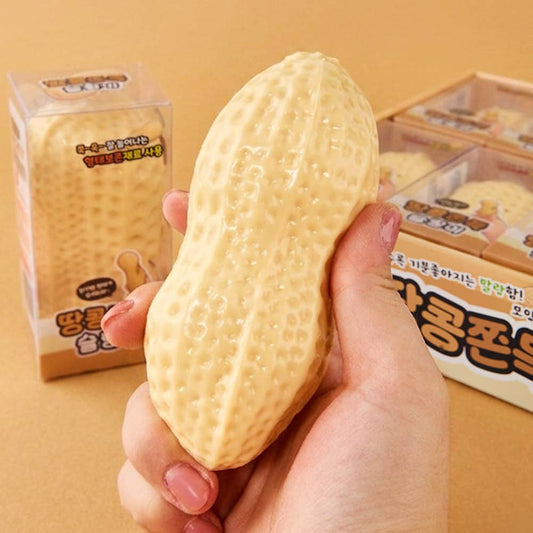 Peanut Mochi Squishy - Soft & Satisfying Stress Relief Toy