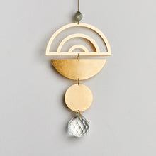 Load image into Gallery viewer, Scout Curated Wears Brass, Semi Precious Gemstones and Cyrstal Suncatchers
