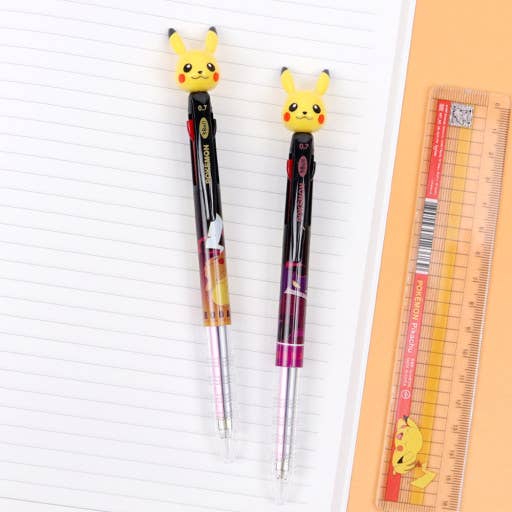Pokemon Mascot 3-Color Ballpoint Pen Pikachu