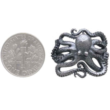 Load image into Gallery viewer, Sterling Silver Octopus Ring
