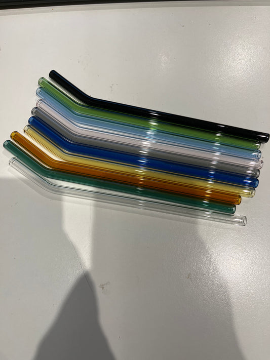 Glass Straw Assorted Colour