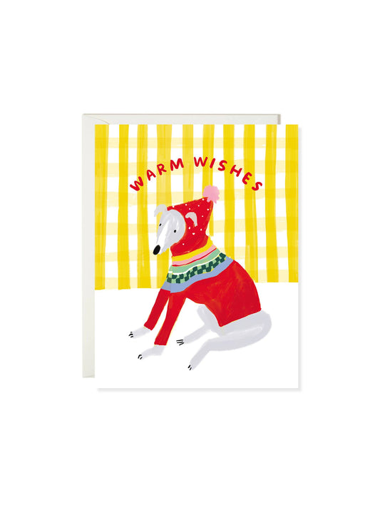 Warm Wishes Whippet Boxed Set - Funny Dog Christmas Holiday