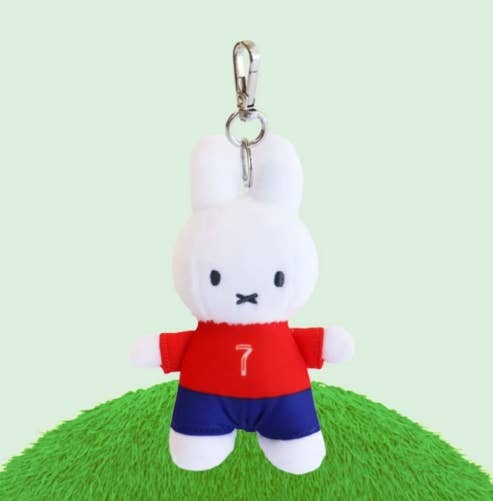 Miffy Soccer World Cup Limited Plush Bag Charm 13cm