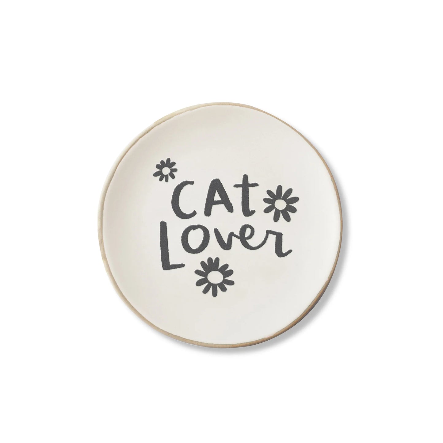 Cat Lover Small Round Tray