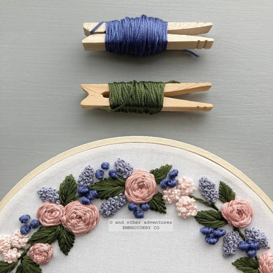 Embroidery Kit - Inverness in Lilac
