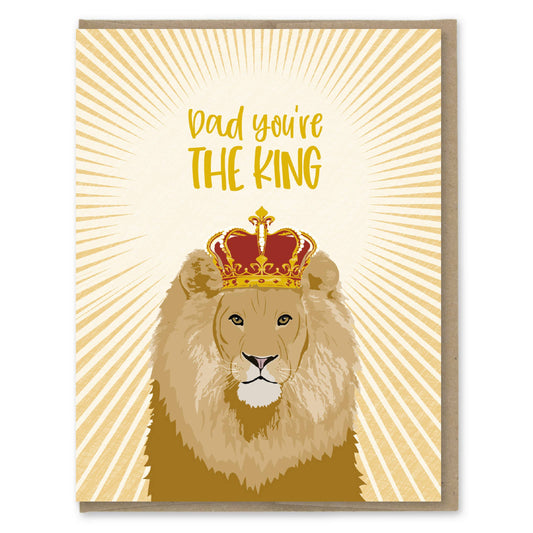 The King Lion Dad Card