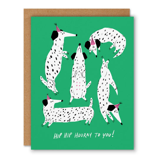 Hip Hip Hooray Birthday - Greeting Card