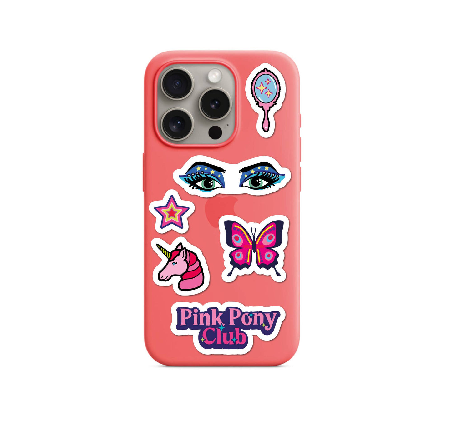 Chappell Pink Pony A5 Sticker Sheet