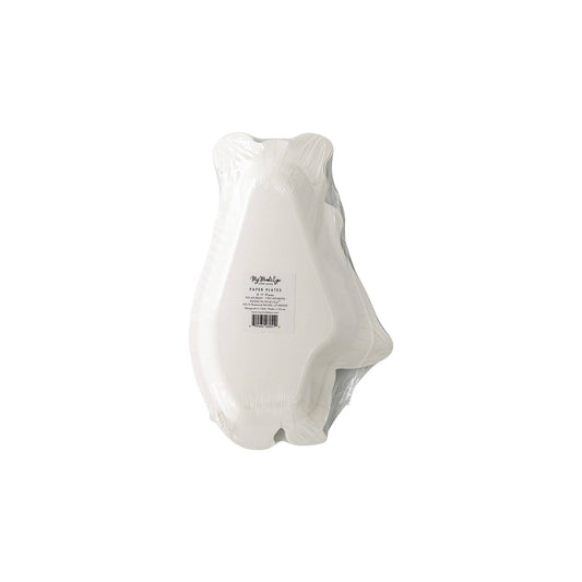 SNW930 - Snow Fun Bear Shaped Plate