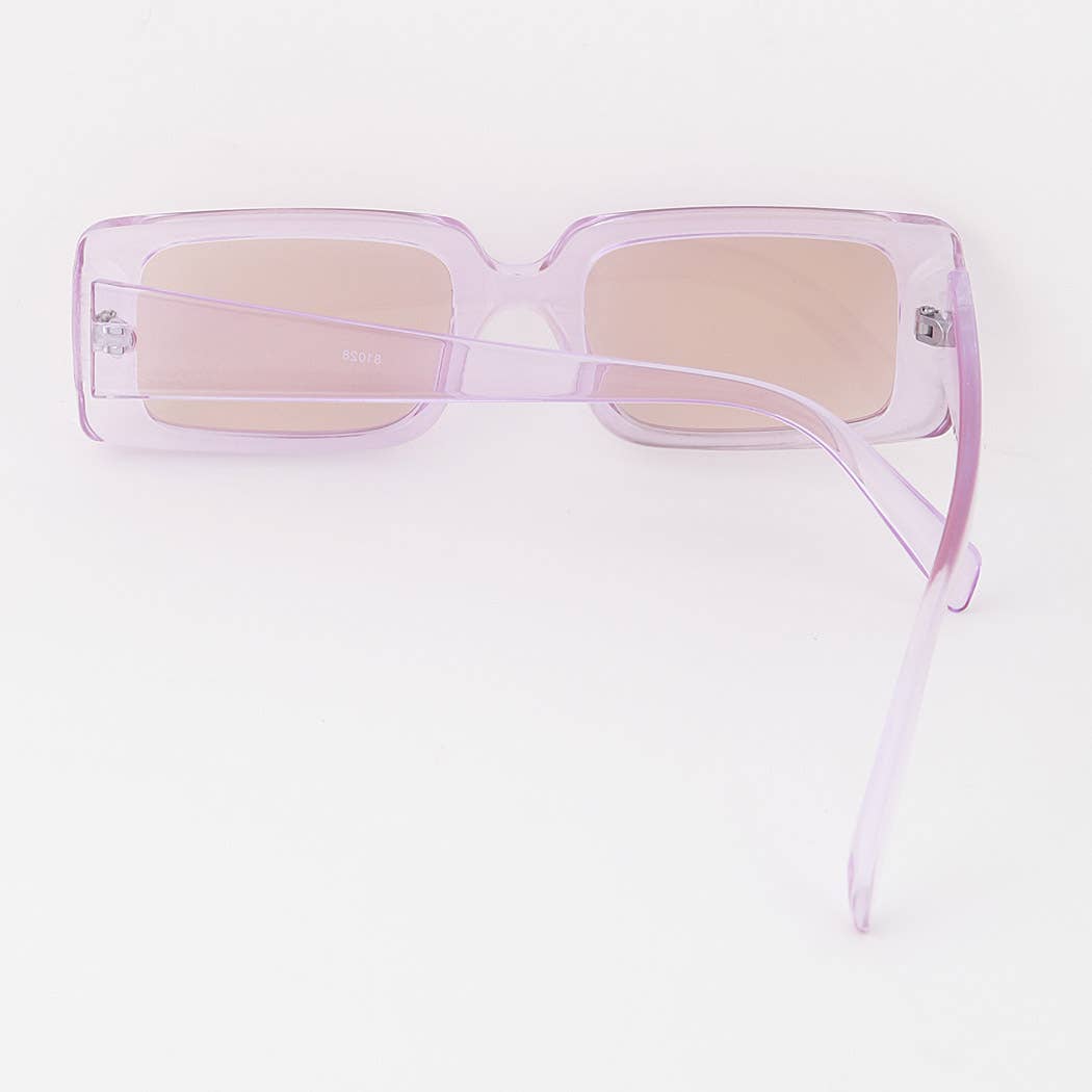 Retro Tinted Square Sunglasses