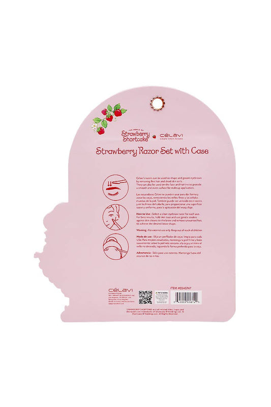 Celavi SS45747 Strawberry Shortcake Razor Set with Case