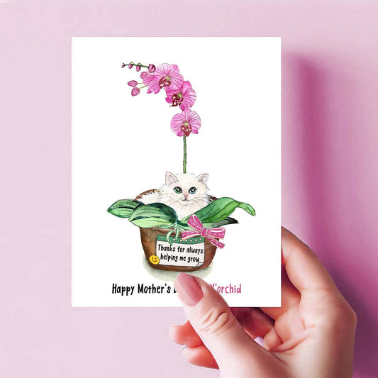 Your Orchid Mom - Funny Mother's Day Card