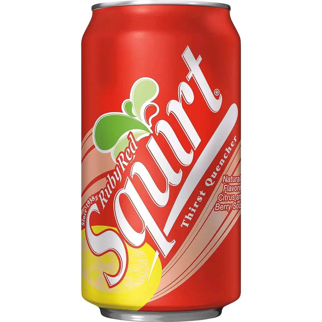 Squirt Ruby Red Grapefruit Soda, 12 fl oz