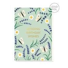 Load image into Gallery viewer, Lavender Floral Birthday Card | Floral Greeting Card
