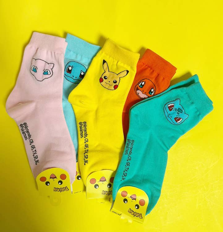 Pokémon Character Silky Cotton women Socks