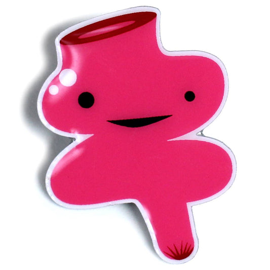 Rectum Lapel Pin - Bringing up the Rear