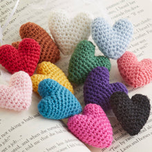 Load image into Gallery viewer, Mini Hearts Crocheted, Valentine&#39;s Day, Gift For Her, Love
