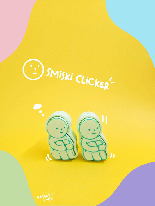 Smiski Clicker Keychain
