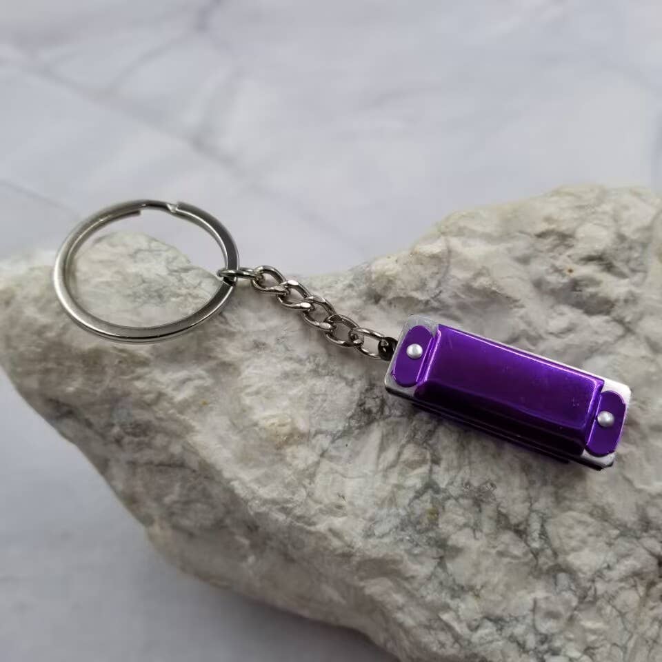 Mini Harmonica Keychain