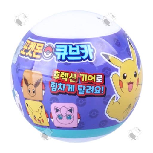 Pokemon Cube Pull-back Car Random Blind Capsule Toy
