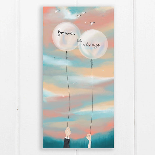 Forever and Always Balloons - Long Card