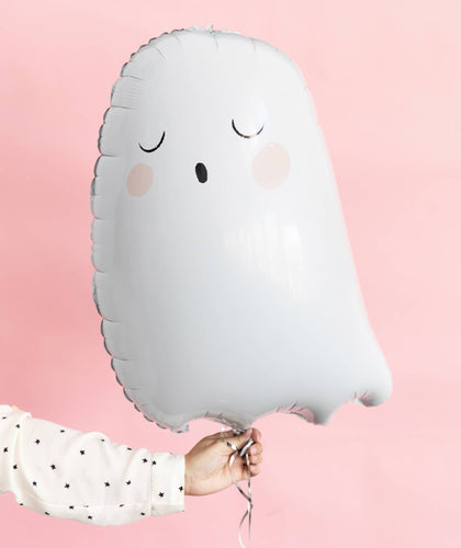 PSH915 -  Trick or Treat Ghost Mylar Balloon - Front & Company: Gift Store