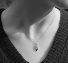 Load image into Gallery viewer, Ballet Slipper Necklace - silver
