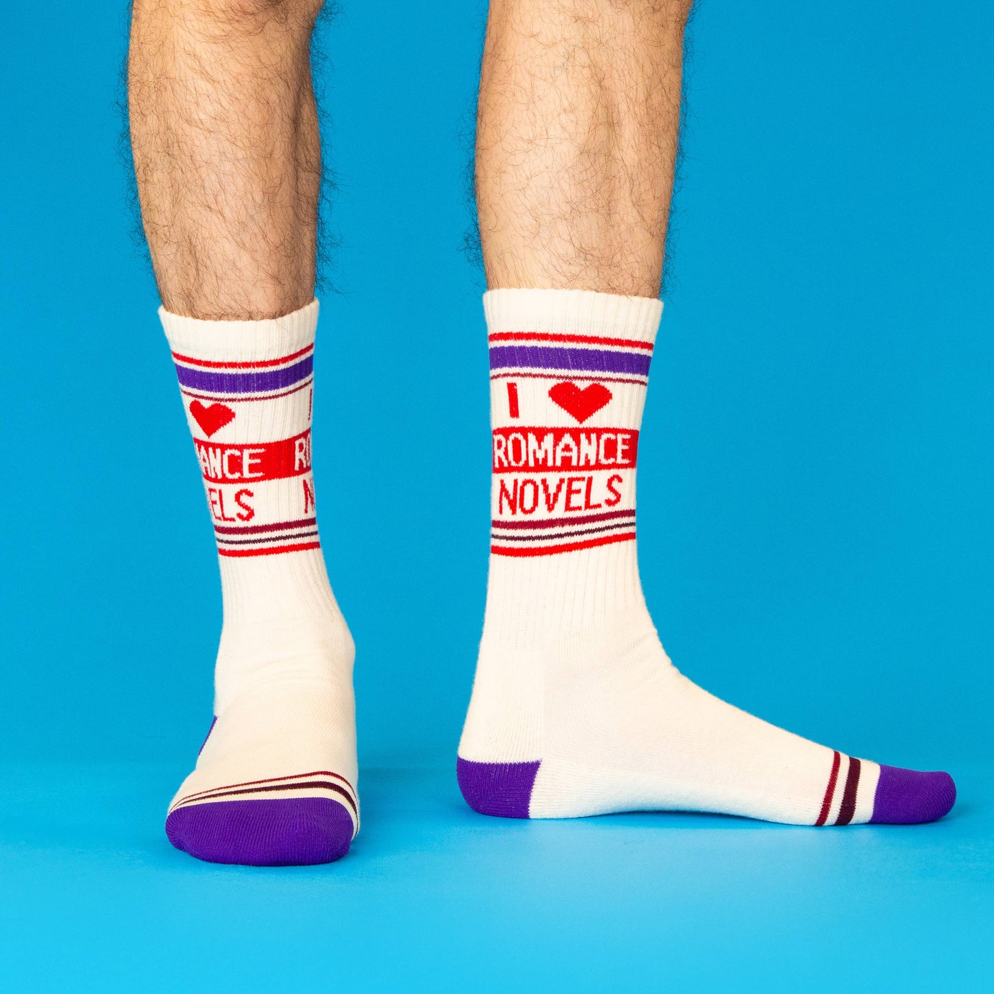 Romance Novels Gym Crew Socks