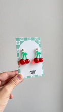 Load image into Gallery viewer, Yummy Cherry Earrings | Acrylic Earrings
