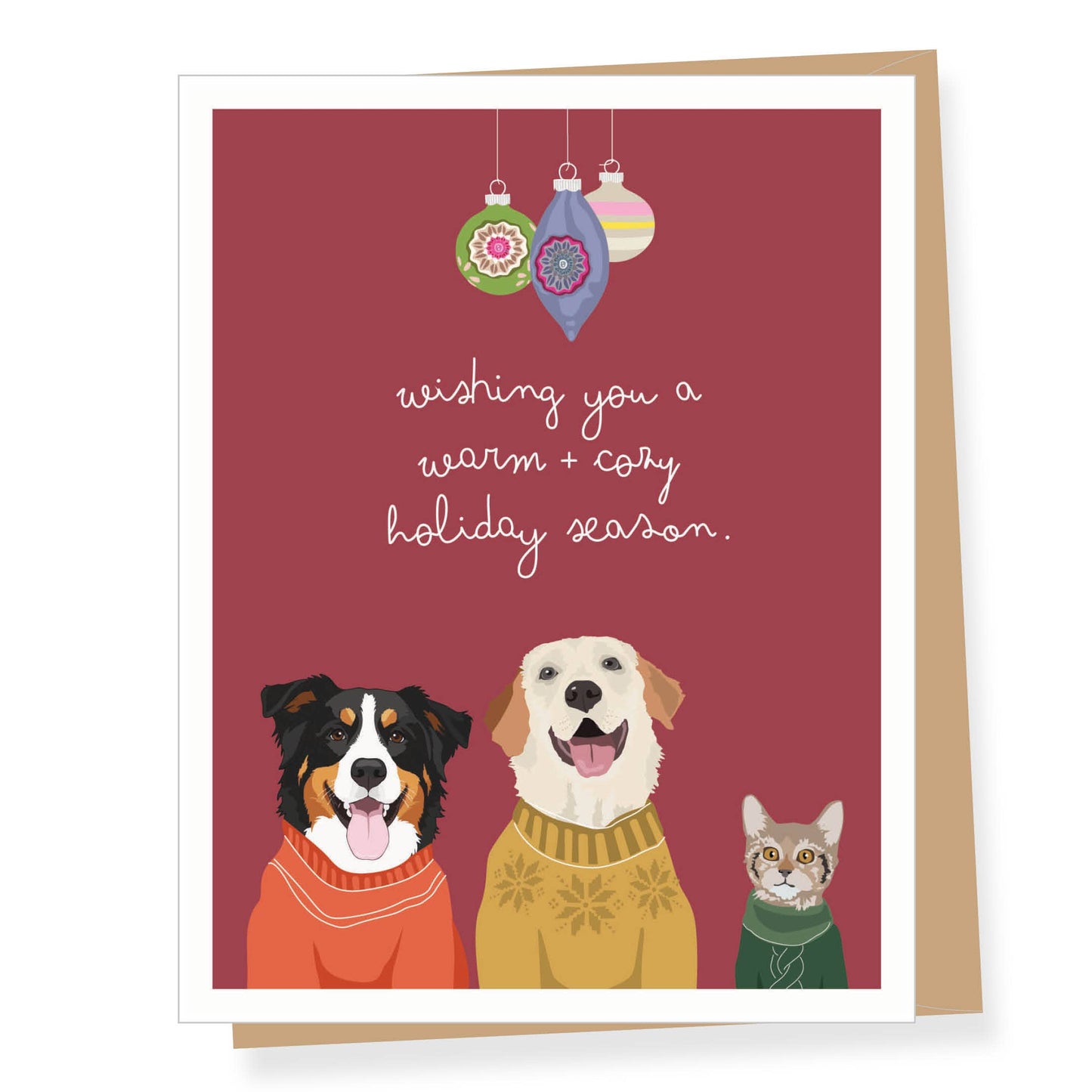 Festive Sweaters Christmas Card (single or boxed)