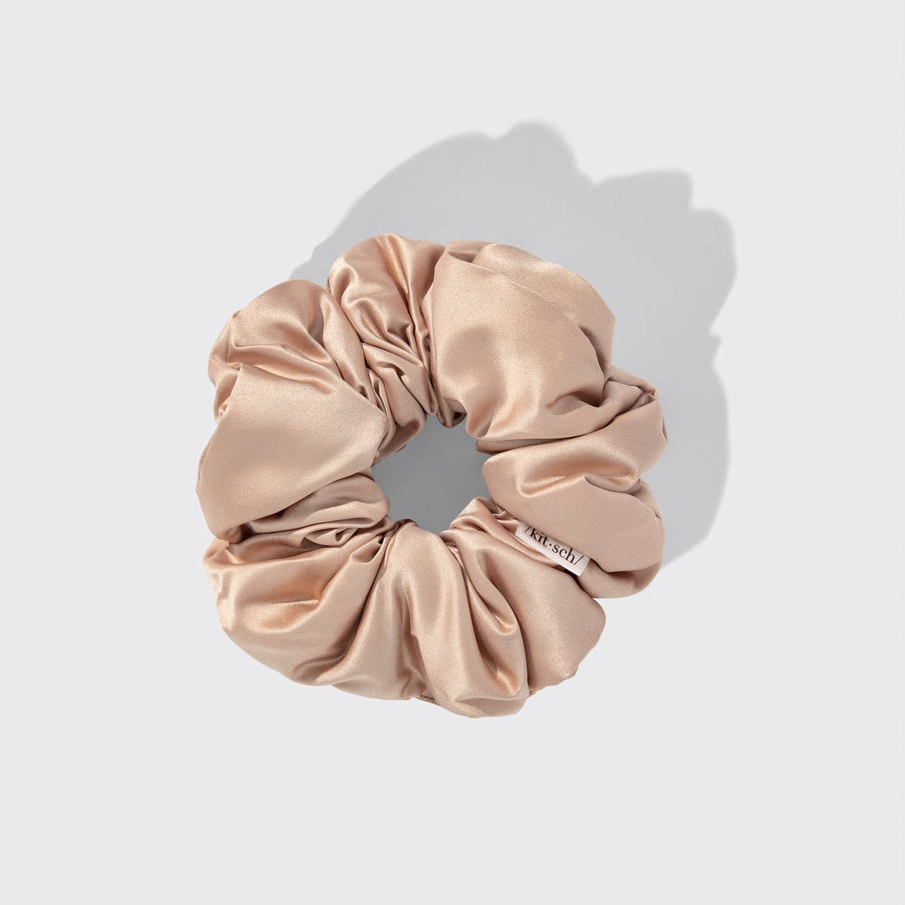 Pillow Scrunchies in Satin 4pc - Blush