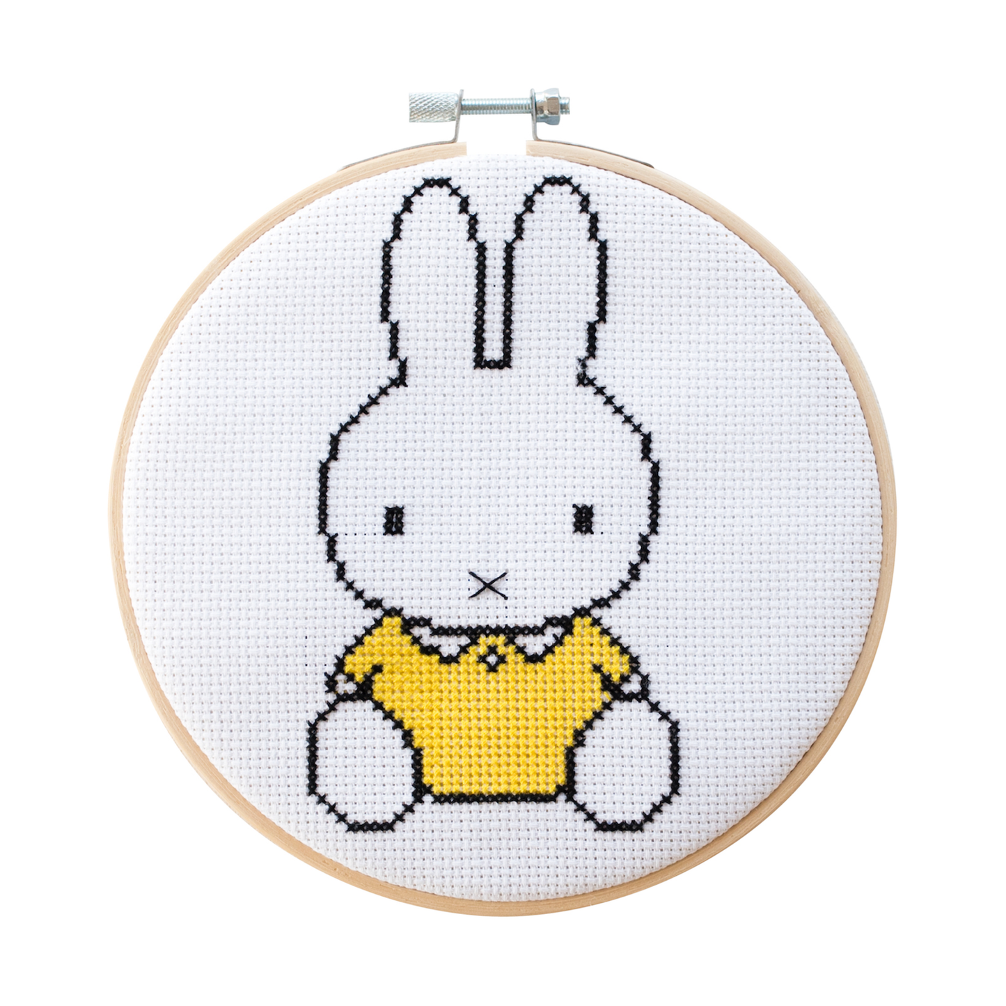 Miffy Yellow Cross Stitch Kit Beginner Friendly