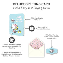 Load image into Gallery viewer, Hello Kitty Just Saying Hello Deluxe Greeting Card
