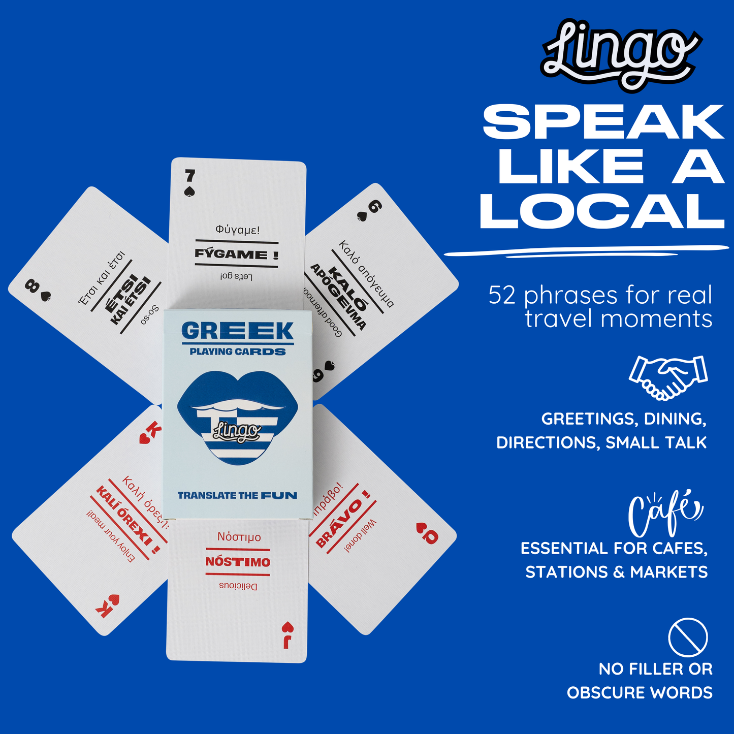 Greek Travel Playing Cards