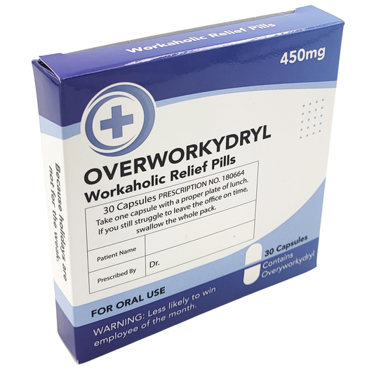 Overworkydryl - Novelty Gifts, Funny Gag Gifts