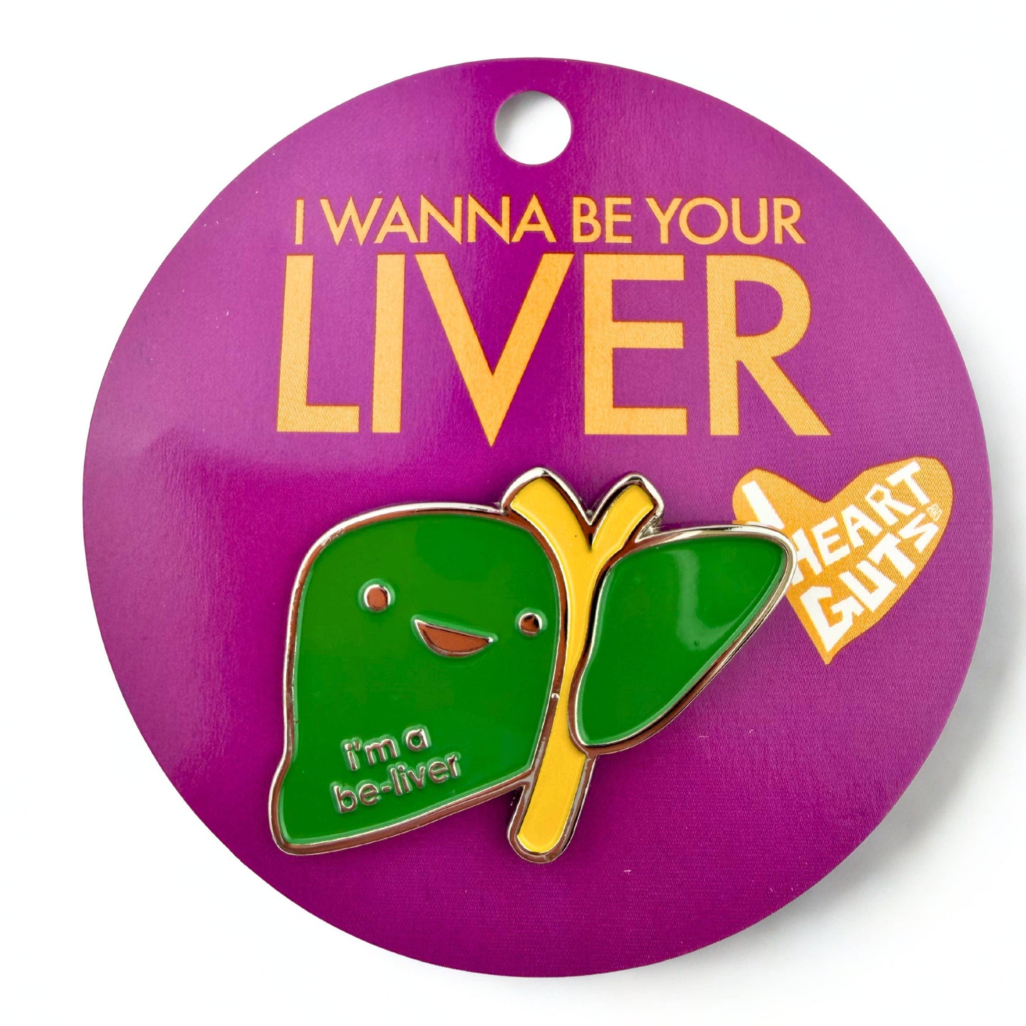 I'm a Be-Liver Green Enamel Pin
