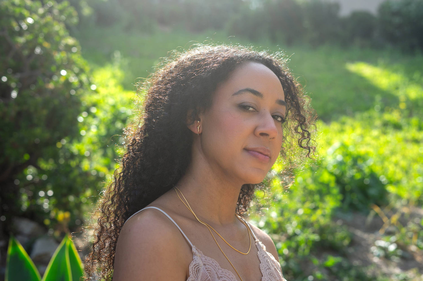 Holland Tulip Studs - 18K Gold Plated or Silver Rhodium