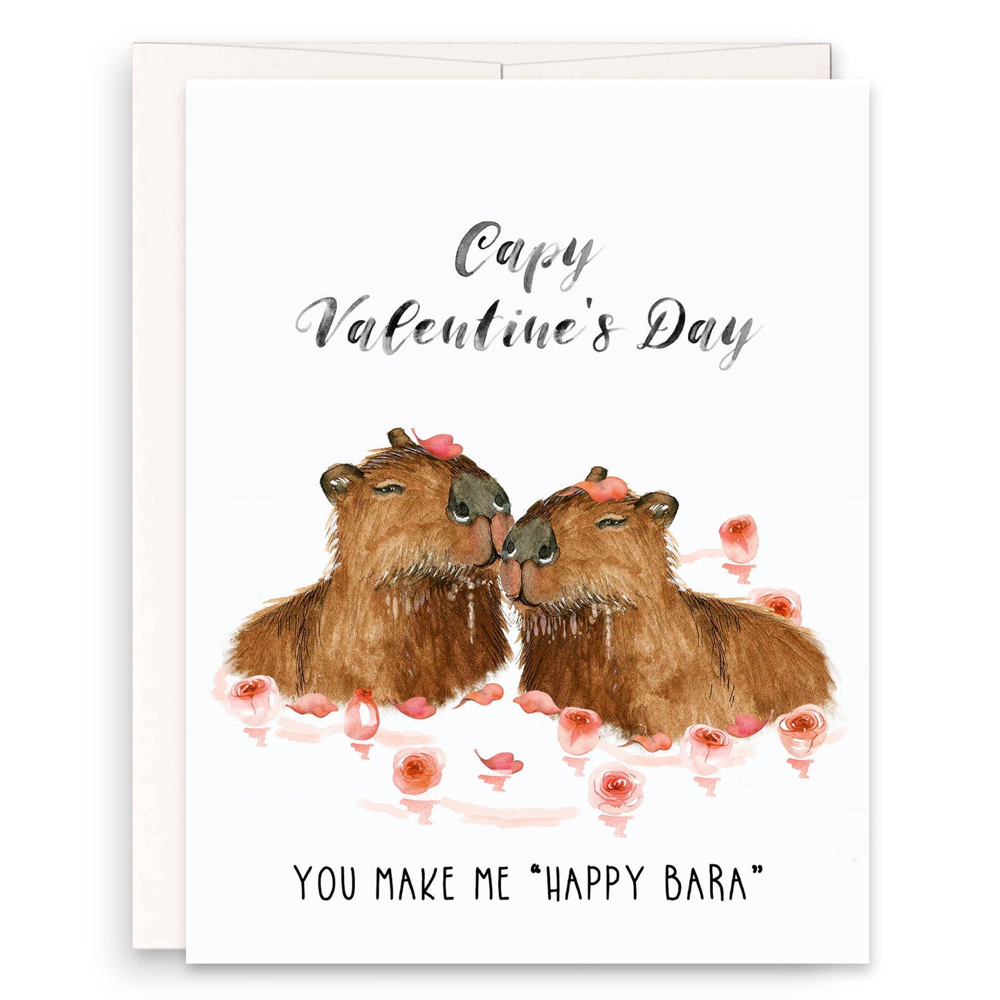 Capy Valentine's Day - Funny Valentines Day Card