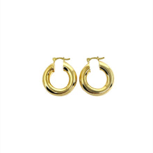 Load image into Gallery viewer, 18k Gold Filled Thick Small Hoop Earrings
