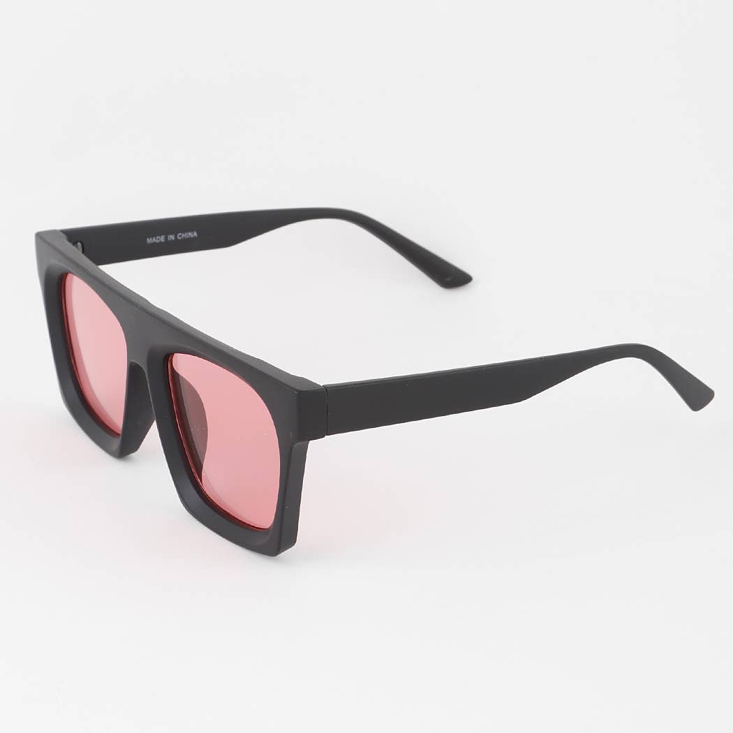 Modern Straight Matte Sunglasses