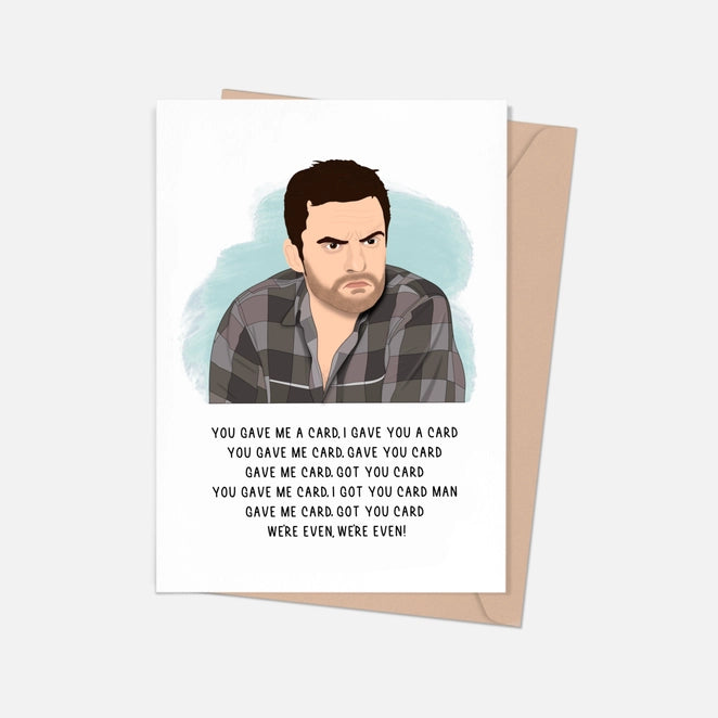 Nick Miller Got You Card