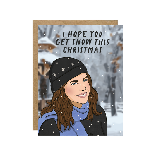 Gilmore Snow For Christmas Holiday Card
