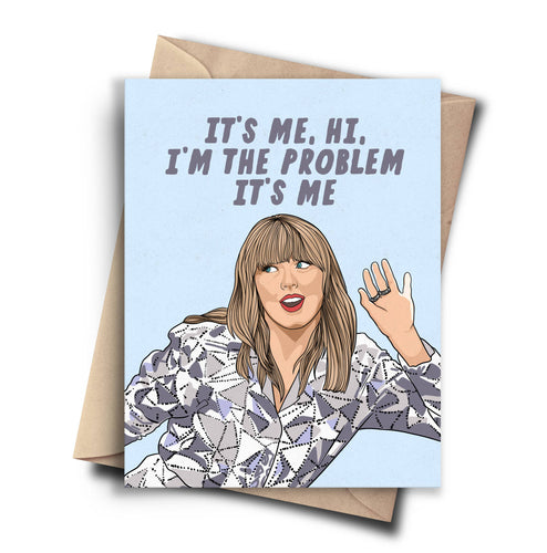 Its Me Hi Sorry Blue Taylor Swift - Front & Company: Gift Store