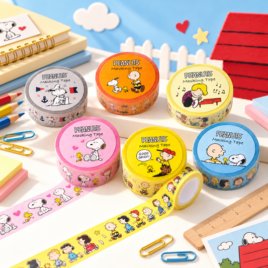 Peanuts Snoopy & Friends Masking Tape – Assorted Designs