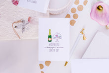 Load image into Gallery viewer, Have a Champagne &amp; Macaron - Greeting Card
