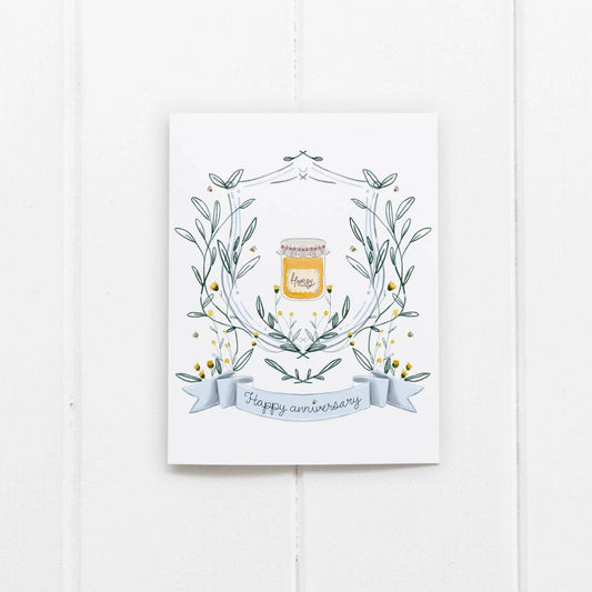 Happy Anniversary Honey Greeting Card